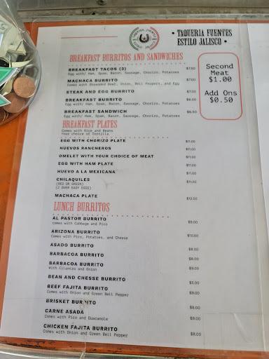 Taqueria Fuentes estilo Jalisco